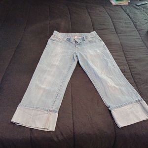 Massimo distressed cropped jeans